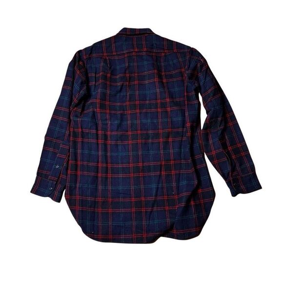 Vintage 80s Pendleton Virgin Wool Plaid Shirt 15.5 Medium - Picture 6 of 7